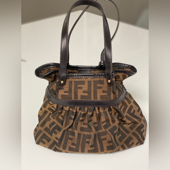 Fendi Bag Zucca mini with duster bag and authenticity card - Picture 7 of 11